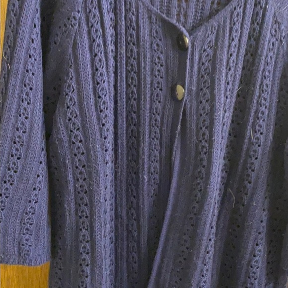 Navy Blue sweater SIZE 1X EUC - Picture 5 of 6